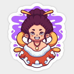 Kawaii Geisha Sticker